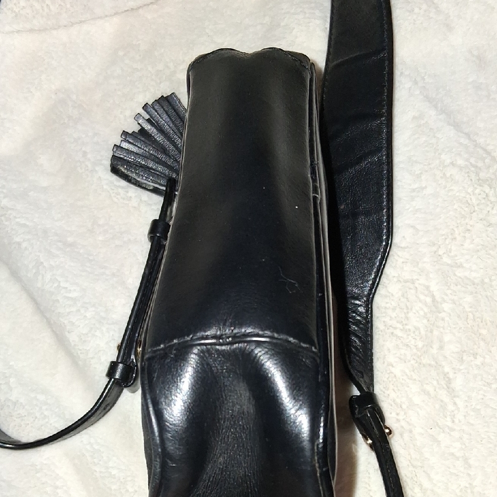 Michael Kors Black Crossbody Bag with Gold Accents - Picture 9 of 9